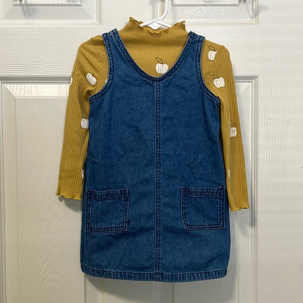 Little Co. | Jumper w/ ribbed long sleeve mockneck